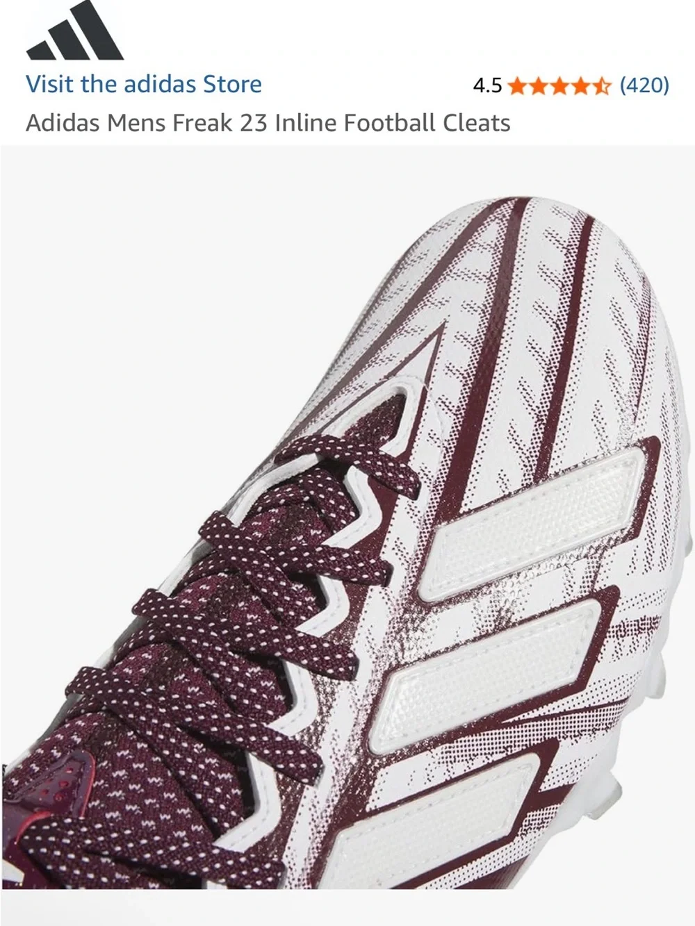 Adidas Men’s Freak 23 inline football Cleats